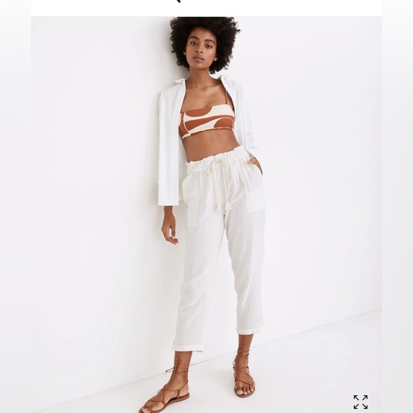 Madewell Lightestspun Beach Cover-Up Pants - Picture 1 of 6